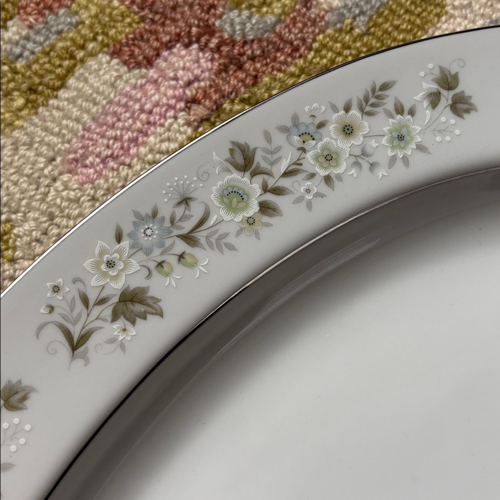 Imperial China by W. Dalton 745 Wild Flower Oval Serving Platter EUC